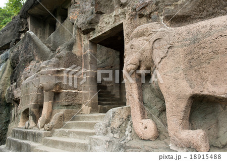 インド アジャンター石窟 第16窟 インド アジャンター石窟 第16窟 18915488