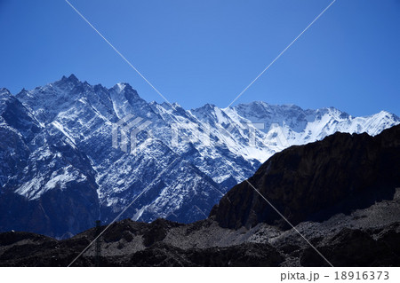 Snow covered mountain peak. Northern of Pakistan. 18916373