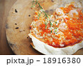 Homemade pizza on wooden table 18916380