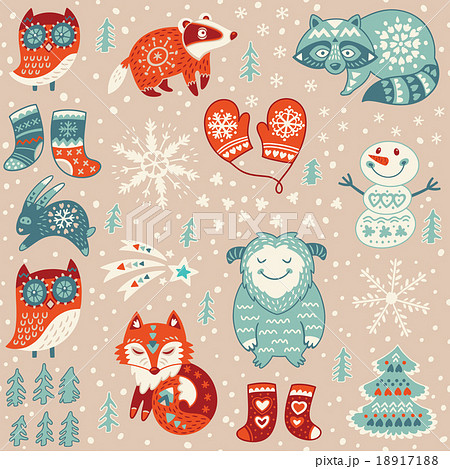 Christmas seamless pattern Christmas seamless pattern 18917188