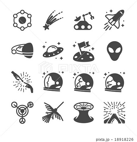 Astronomy and space icons 2 Astronomy and space icons 2 18918226