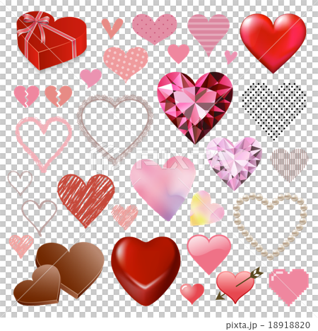 ハート素材 18918820