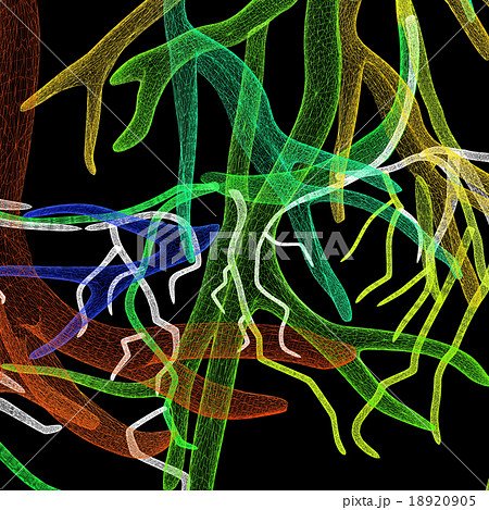 Fantasy veins. Medical illustration 18920905