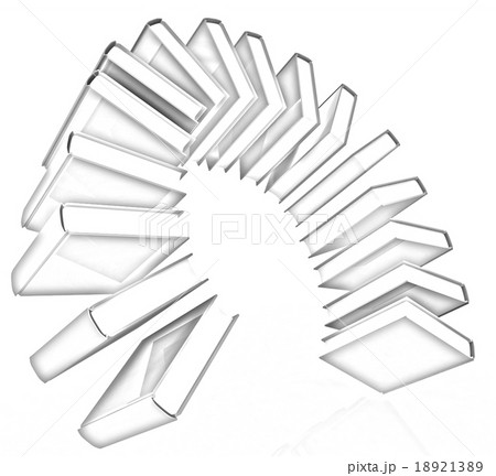 Colorful books like the rainbow 18921389