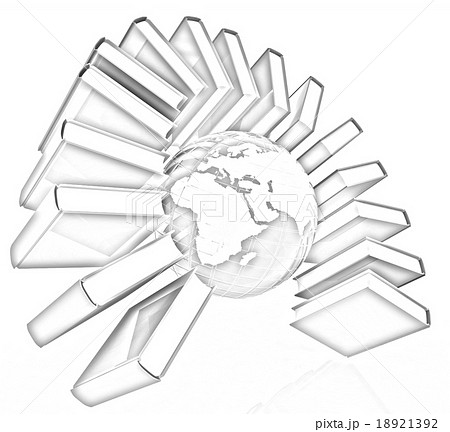 Colorful books like the rainbow and earth Colorful books like the rainbow and earth 18921392