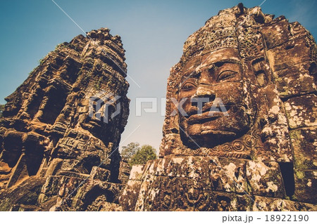 Prasat Bayon temple, Angkor, Siem Reap, Cambodia. 18922190