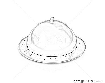 Restaurant cloche isolated on white background Restaurant cloche isolated on white background 18923762