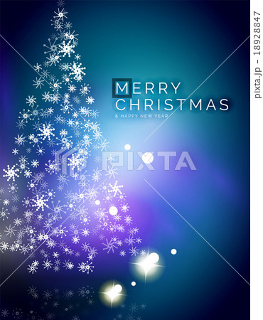 Christmas blue abstract background with white 18928847