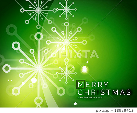 Christmas green abstract background with white 18929413