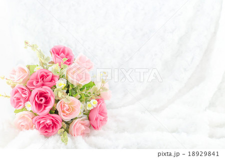 Pastel Coloured Artificial Pink Rose Pastel Coloured Artificial Pink Rose 18929841