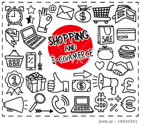 Doodle Shopping Icons Doodle Shopping Icons 18930301