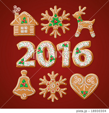 Ornate realistic set traditional Christmas Ornate realistic set traditional Christmas 18930304