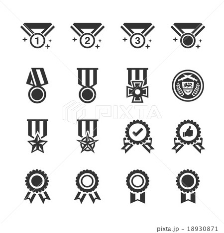 Stock Vector Illustration: Medal 18930871