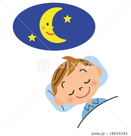 早寝をする子供 早寝をする子供 18934395