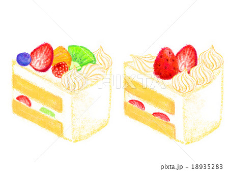 ケーキのイラスト素材 18935283 Pixta