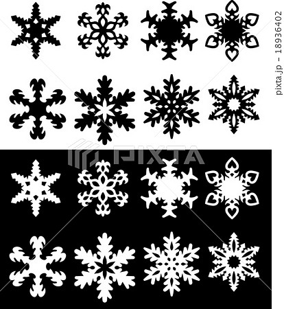 雪の結晶84 18936402