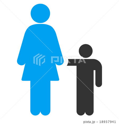 Mother With Son Icon Mother With Son Icon 18937941