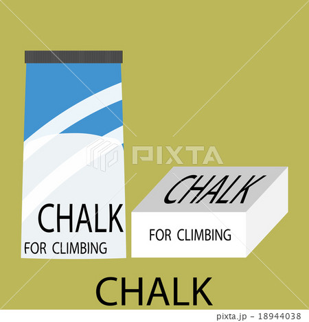 Chalk climbing icon 18944038