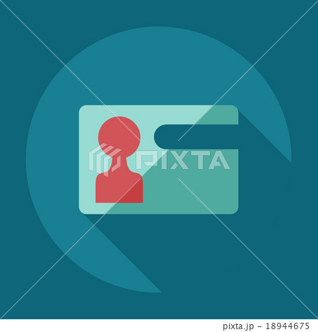 Flat modern design with shadow icons certificate 18944675