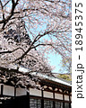 寺と桜 18945375