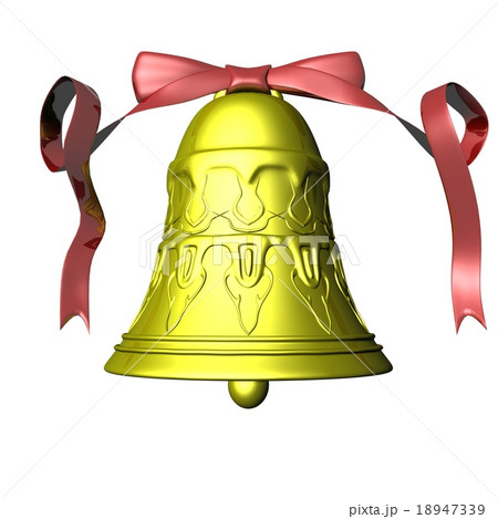 Christmas golden bell 18947339
