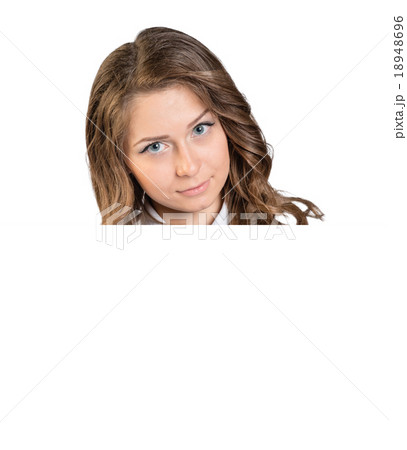 Woman is isolated from the body and background 18948696