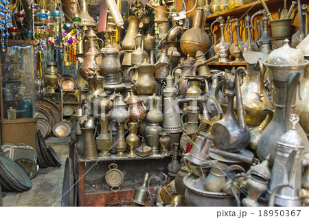 Souvenirs shop in Arab quarter . 18950367