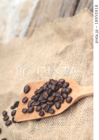 Beautiful of roasted coffee beans. 18950918