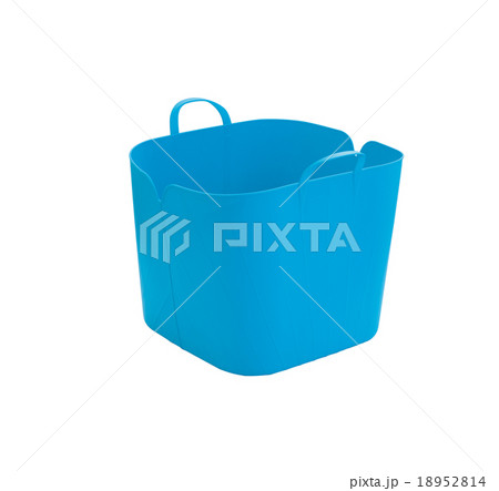Blue plastic basket Blue plastic basket 18952814