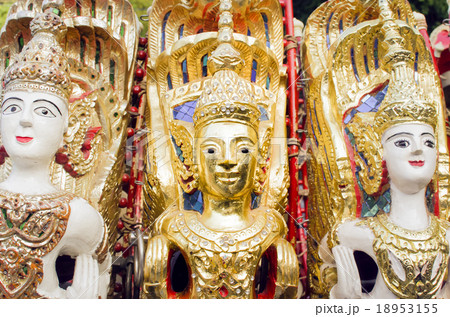 Sculpture dolls in thai temple, Thailand 18953155