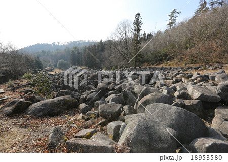 日本の地質100選　国指定天然記念物　久井の岩海 18953580