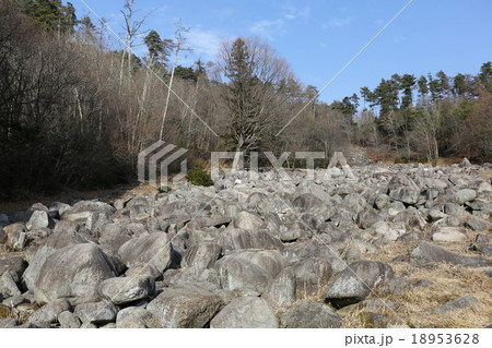 日本の地質100選　国指定天然記念物　久井の岩海 18953628