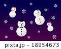 雪だるまの家族 18954673