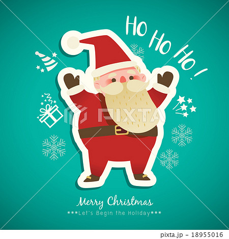 christmas santa claus cartoon illustration 18955016