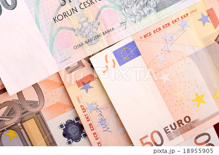 Czech and european money set Czech and european money set 18955905