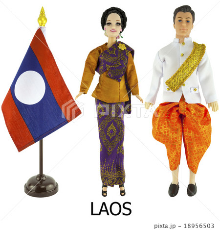 loas national dress for man and woman loas national dress for man and woman 18956503