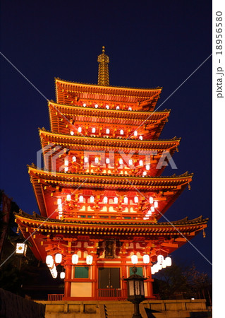 高幡不動尊 五重塔夜景 高幡不動尊 五重塔夜景 18956580