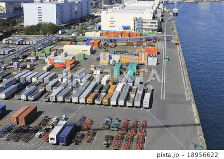 東京港 芝浦ふ頭コンテナヤード 東京港 芝浦ふ頭コンテナヤード 18956622