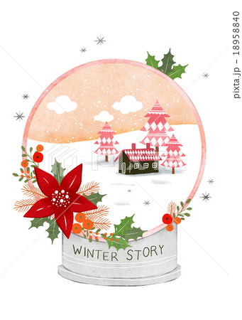 メリークリスマスイラスト メリークリスマスイラスト 18958840