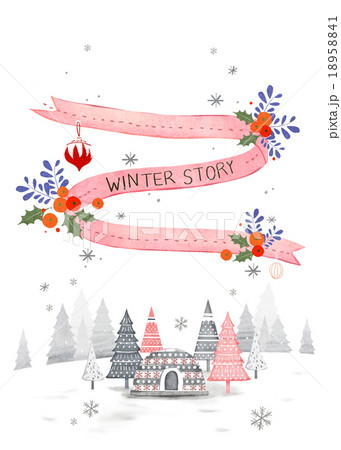 メリークリスマスイラスト メリークリスマスイラスト 18958841