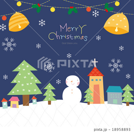 メリークリスマスイラスト 18958893