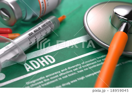 Diagnosis - ADHD. Medical Concept. 18959045