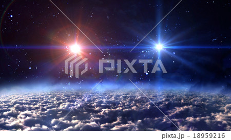 two stars cross in space two stars cross in space 18959216