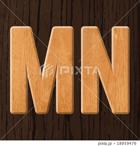 Wood letters 18959476