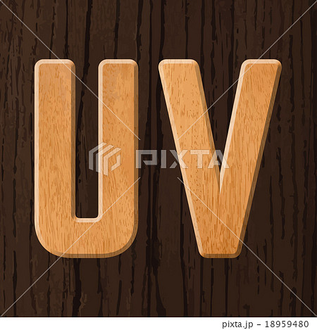 Wood letters 18959480