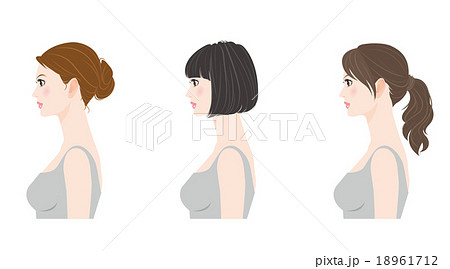 Hairstyleのイラスト素材