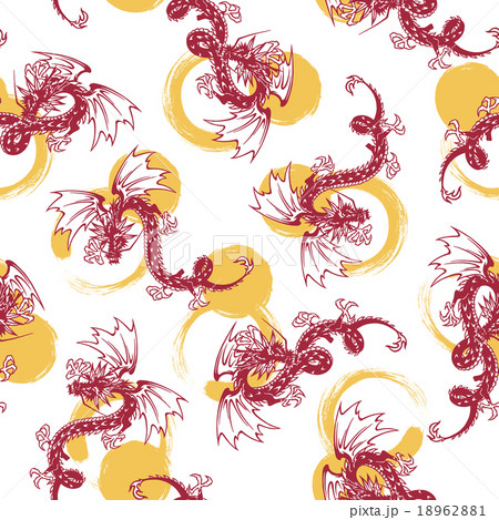 ドラゴンのパターン 18962881