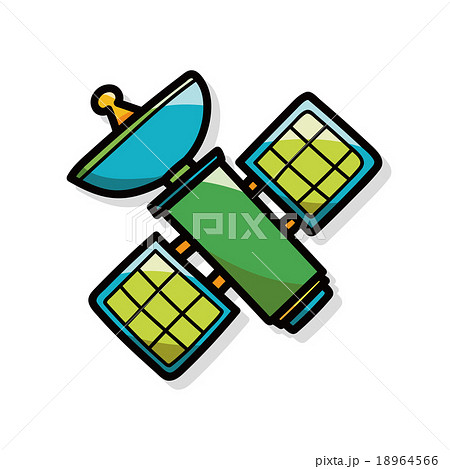 satellite doodle satellite doodle 18964566