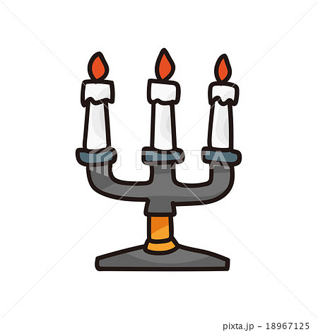 candle doodle 18967125