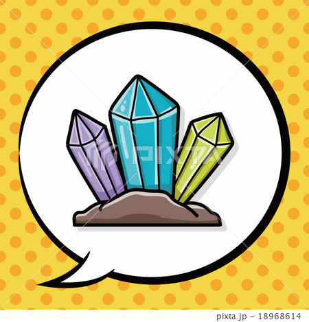 diamond doodle, speech bubble 18968614
